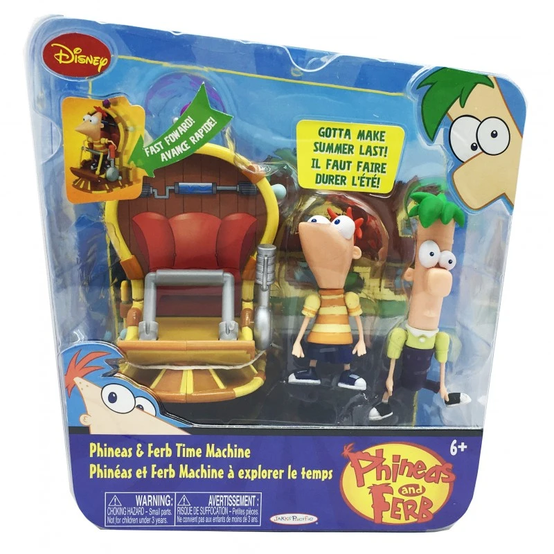 Игрален комплект с фигурки Phineas and Ferb 248066, Time Machine Стол-Катапулт